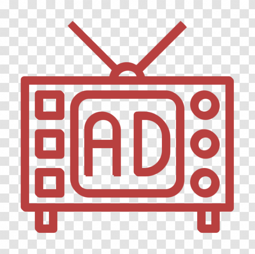 Tv Icon Advertising Icon Television Icon Transparent PNG