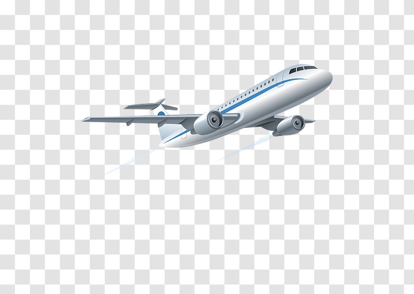 Airplane Clip Art - Wide Body Aircraft Transparent PNG