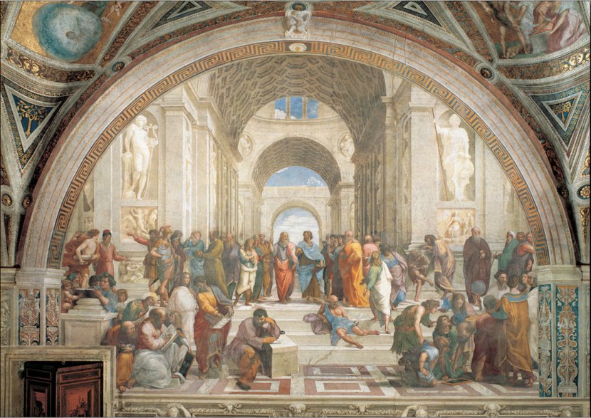 Stanza Della Segnatura The School Of Athens Raphael Rooms Italian Renaissance - Worship - Saint Nicholas Transparent PNG