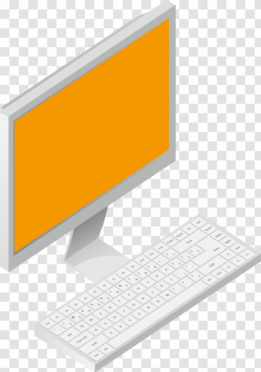 Laptop Computer Monitor Output Device Personal - Vector Material Transparent PNG