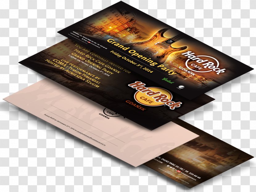 Hard Rock Cafe EliAda Interactive Agency, Studio Reklamy Project Agencja Interaktywna - Advertising - ThinkThings.plOthers Transparent PNG