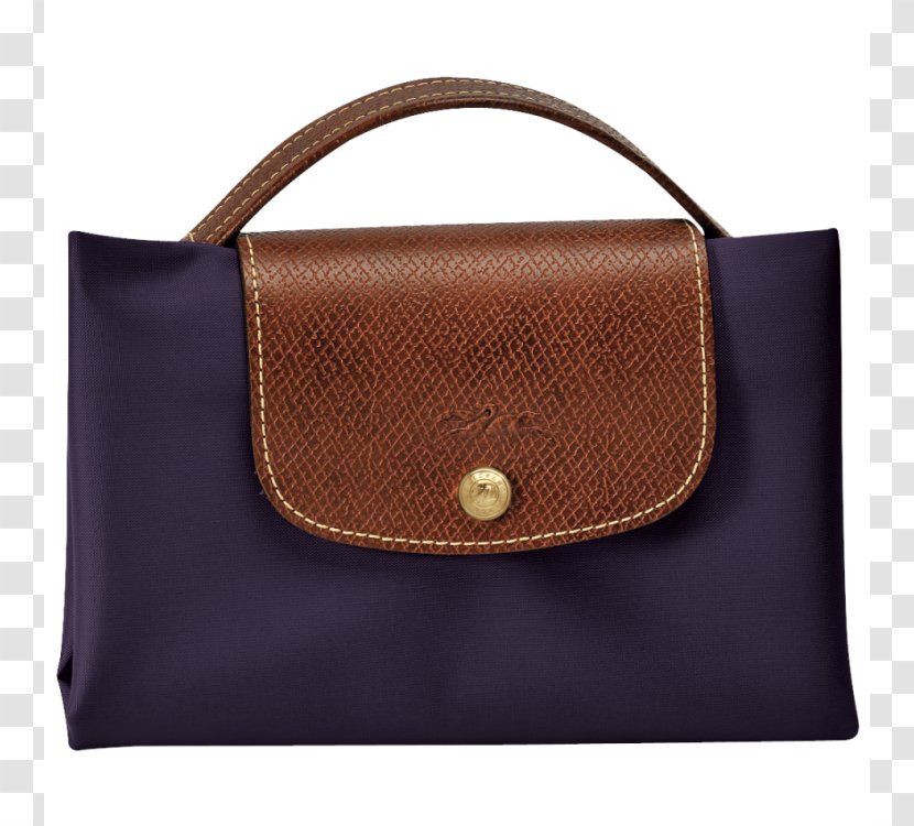 Handbag Leather Longchamp Pliage - Bag Transparent PNG