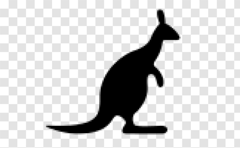 Macropodidae Animal Silhouettes Kangaroo Clip Art - Tail Transparent PNG