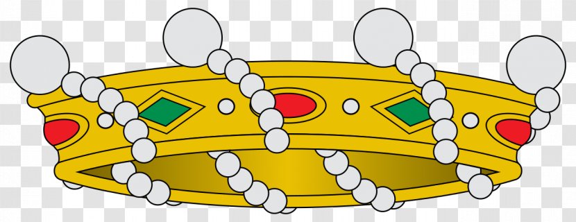 Crown Baron Viscount Corona Condal - Watercolor Transparent PNG