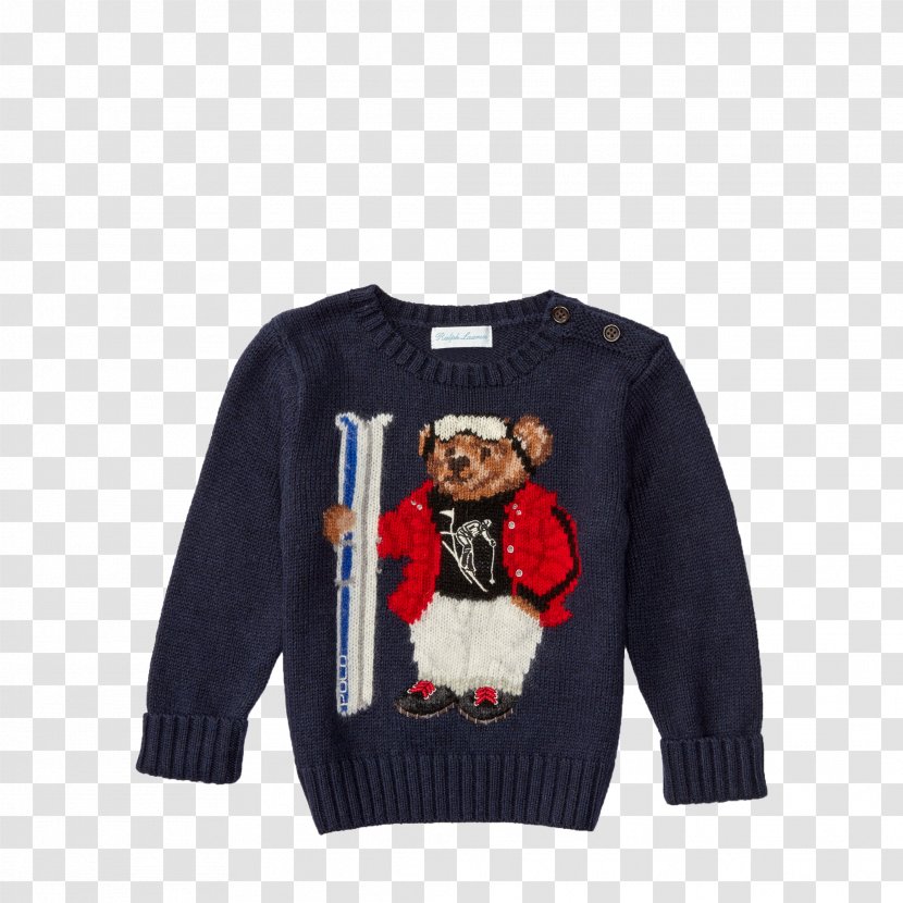 T-shirt Hoodie Sweater Ralph Lauren Corporation Cardigan - Sweatshirt - Kids Transparent PNG