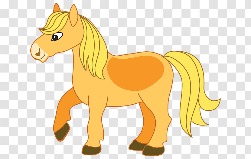 Horse Animal Figure Hair Cartoon Mane Transparent PNG