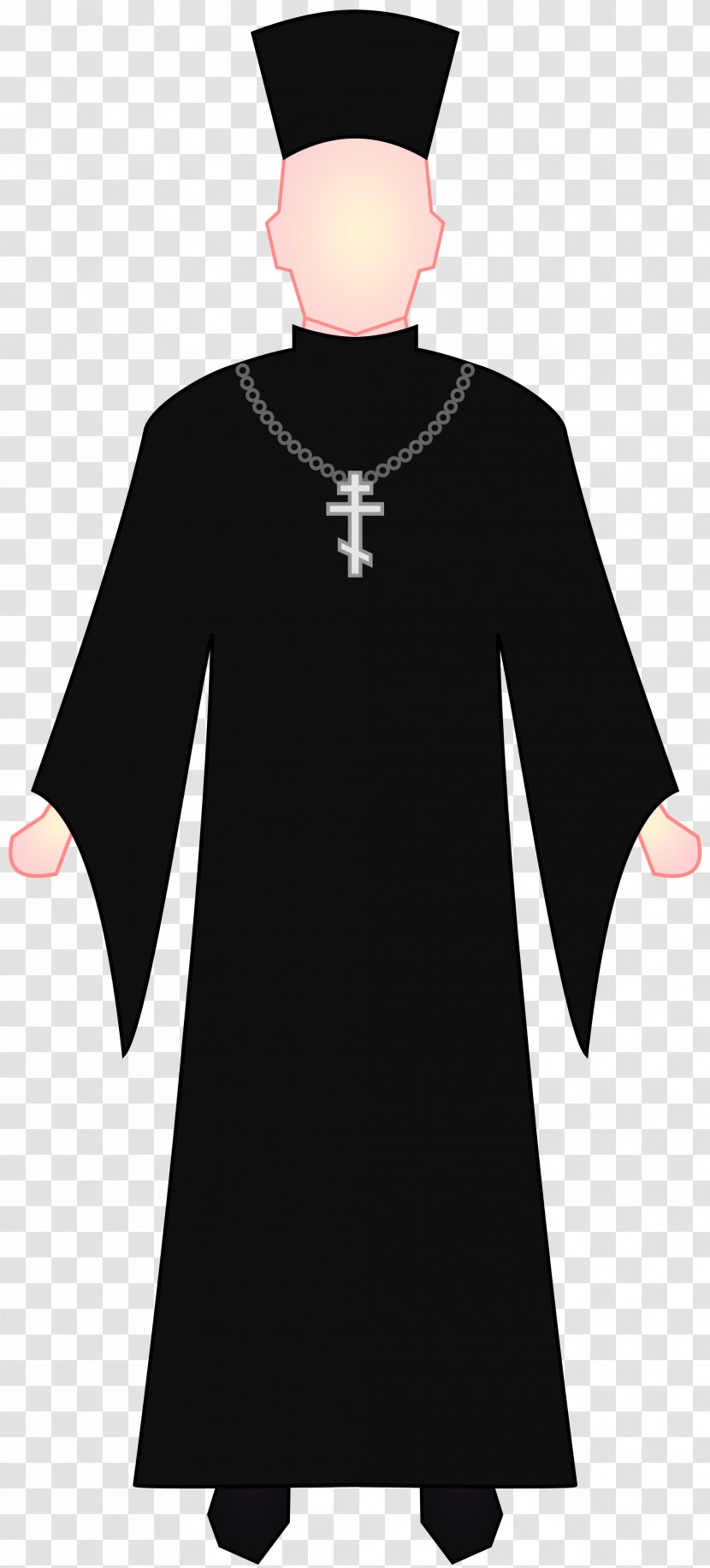 Russian Orthodox Church Robe Eastern Vestment Clip Art - Academic Dress - Clergy Cliparts Transparent PNG