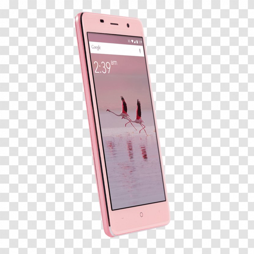 Telephone Smartphone Feature Phone Portable Communications Device 3G - Digital Cameras - Neon Flamingo Transparent PNG