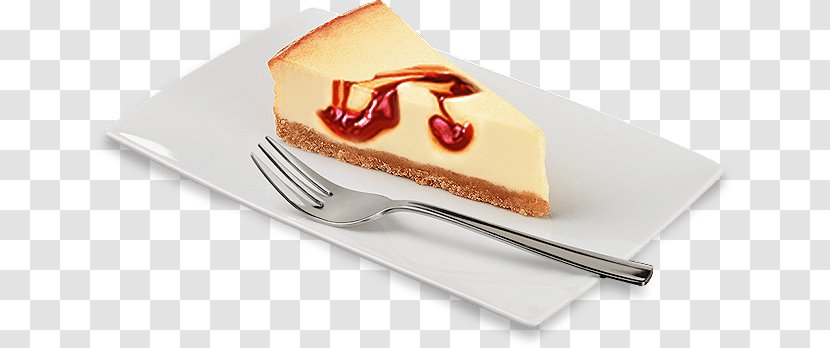 Cheesecake Frozen Dessert Fork Flavor - Cutlery Transparent PNG