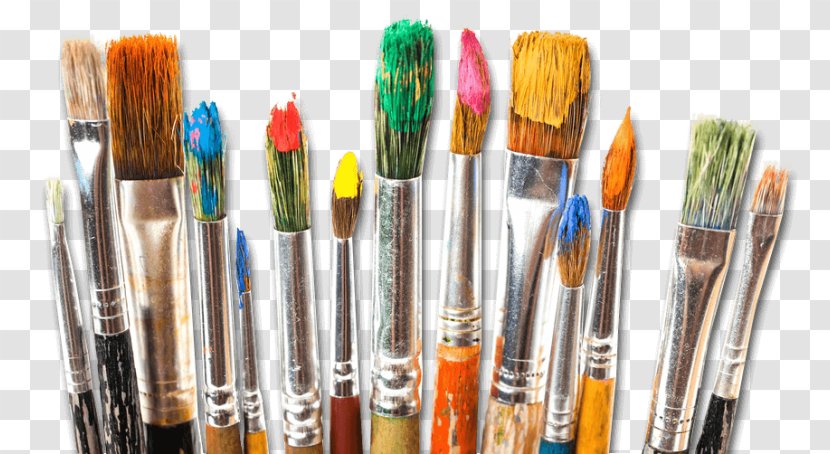 Paint Brushes Watercolor Painting Oil - Marbleizing Transparent PNG