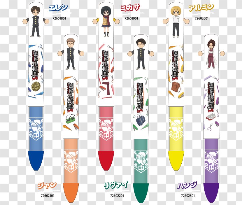 Ballpoint Pen Attack On Titan: Junior High Mechanical Pencil Transparent PNG