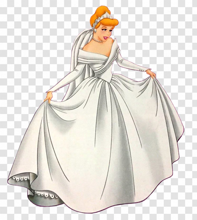 Costume Design Gown Cartoon Character - Cinderella Material Transparent PNG