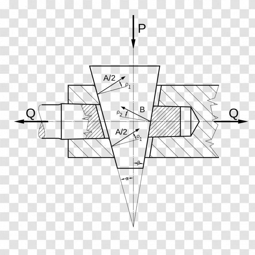 Wedge Simple Machine Angle Force - Matter - Area Transparent PNG