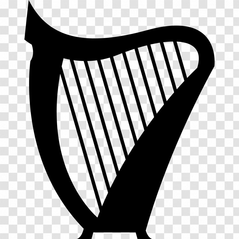 Celtic Harp Clip Art - Frame Transparent PNG