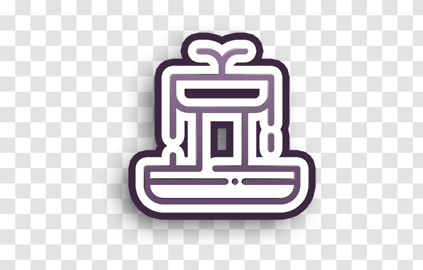 Fountain Icon City Amenities Icon Park Icon Transparent PNG