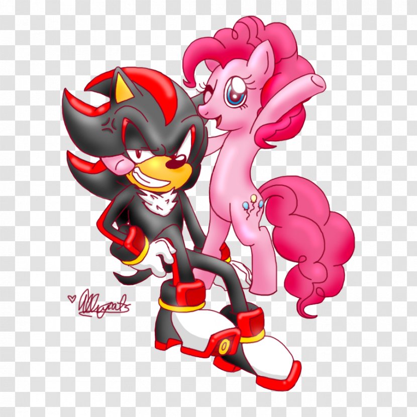 Pinkie Pie Shadow The Hedgehog Rarity Twilight Sparkle Applejack - And Knuckles Transparent PNG