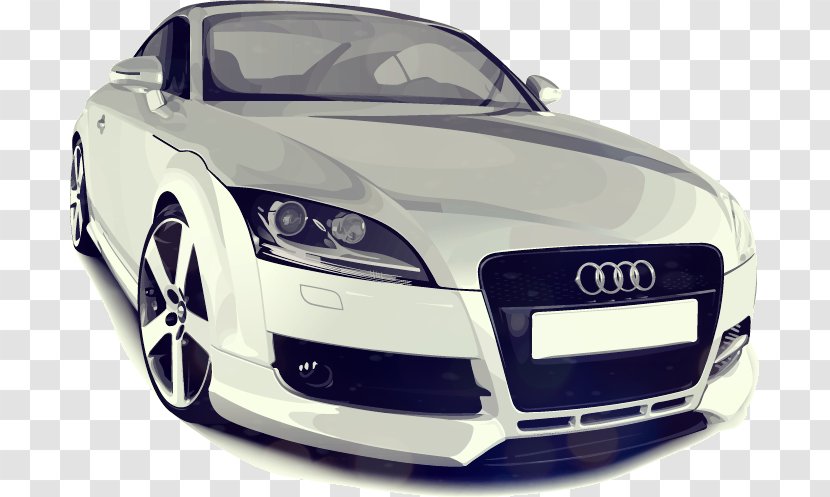 Sports Car Audi Clip Art - Vehicle Transparent PNG