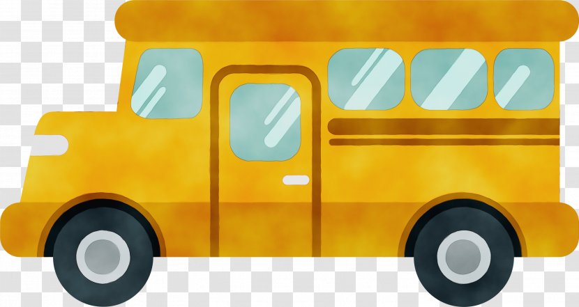 School Bus Drawing - Electric - Minibus Van Transparent PNG