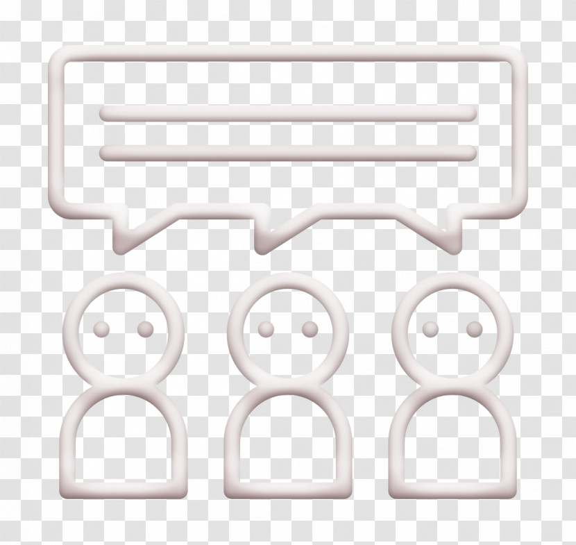 Linear Communication Icon Conversation Icon Talk Icon Transparent PNG