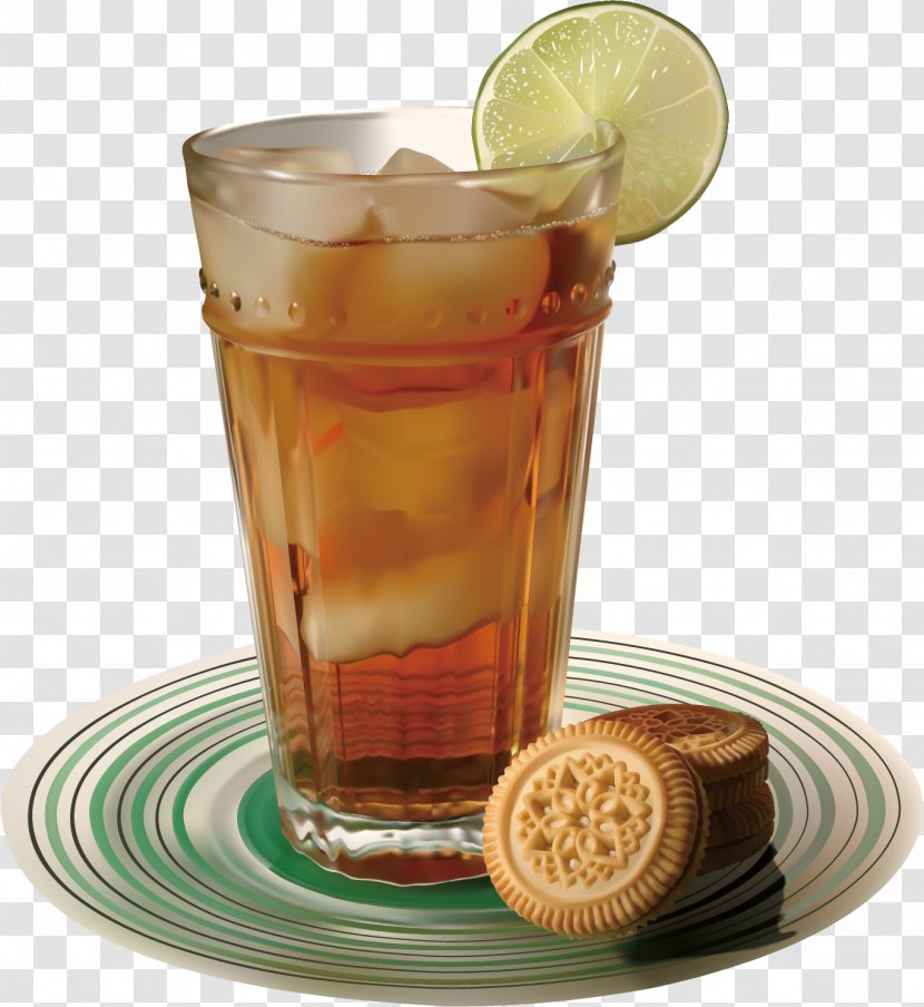 Iced Tea Yuja Green Lemon - Black - Beverages And Biscuits Transparent PNG