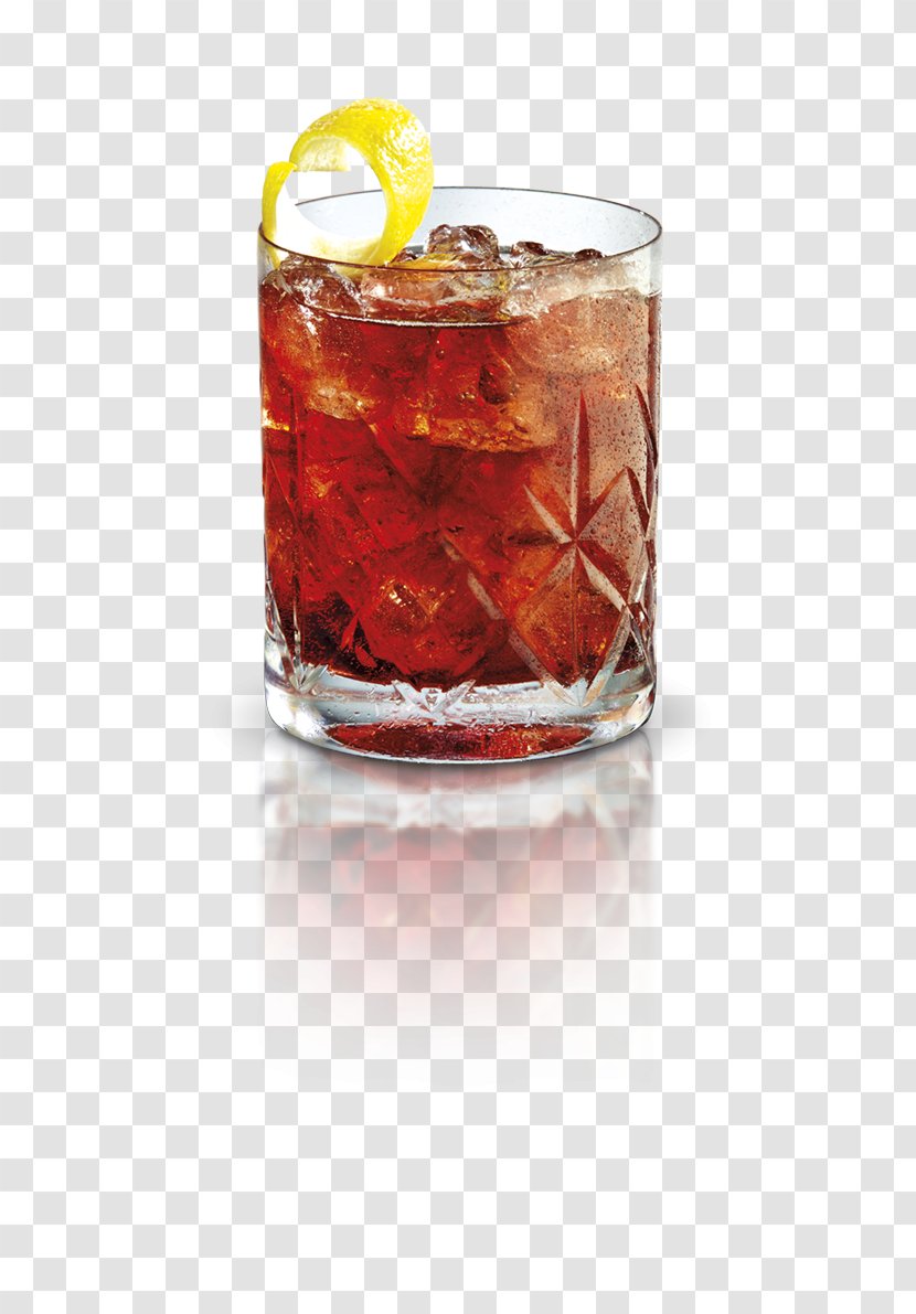 Negroni Old Fashioned Sea Breeze Rum And Coke Black Russian - Manhattan - Cocktail Transparent PNG