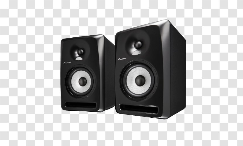 Pioneer DJ Studio Monitor Disc Jockey Loudspeaker S-DJ Series - Silhouette - Bose Audio Video Receivers Transparent PNG