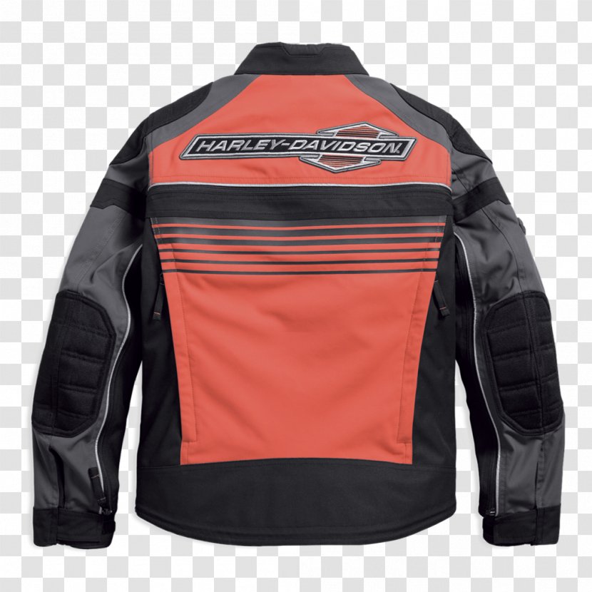 Leather Jacket Hill City Harley-Davidson Motorcycle - Black Transparent PNG