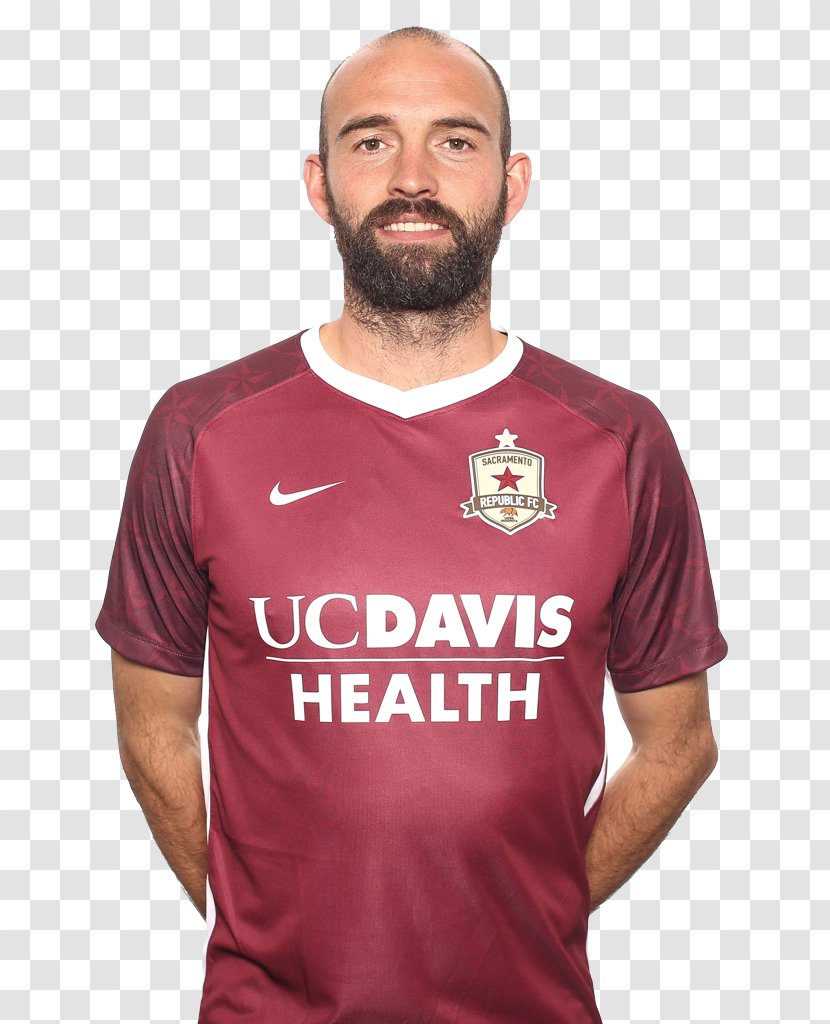 Hayden Partain Sacramento Republic FC United Soccer League Jersey - Beard Transparent PNG