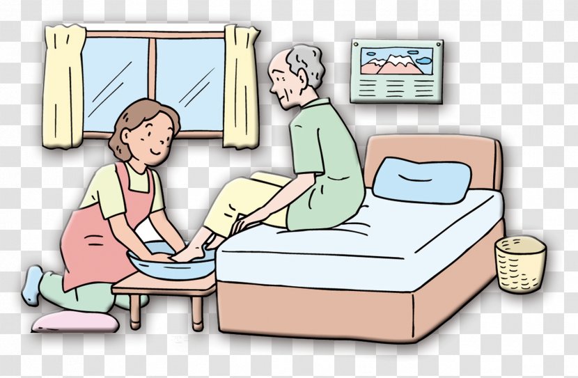 Old Age Parent Filial Piety - Homework - Honor The Elderly To Serve Their Parents Comics Transparent PNG
