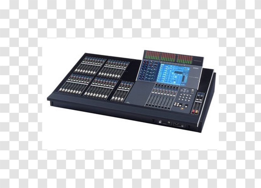 Microphone Digital Mixing Console Yamaha M7CL Audio Mixers Pro - Silhouette Transparent PNG