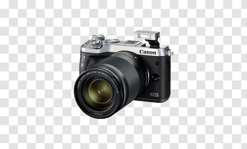 Canon EOS M6 Mirrorless Interchangeable-lens Camera EF-M 18–150mm Lens - Cameras Optics Transparent PNG