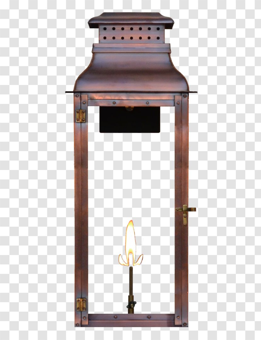 Gas Lighting Lantern Coppersmith Light Fixture - Flame Transparent PNG