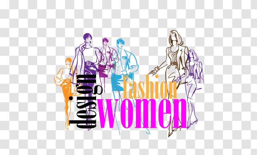 Poster Illustration - Area - Fashion Women Vector Image Transparent PNG