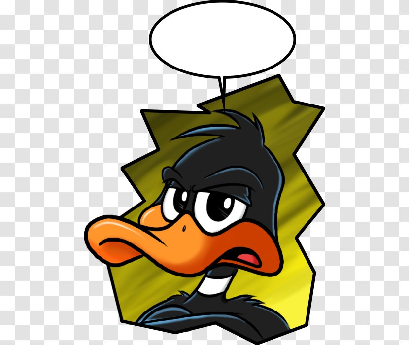 Character Cartoon Beak Clip Art - Daffy Duck Transparent PNG
