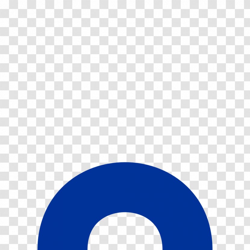 Logo Circle Font - Blue Transparent PNG