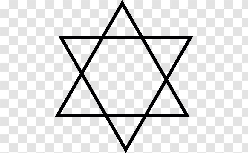 Star Of David Judaism Symbol - Rectangle Transparent PNG