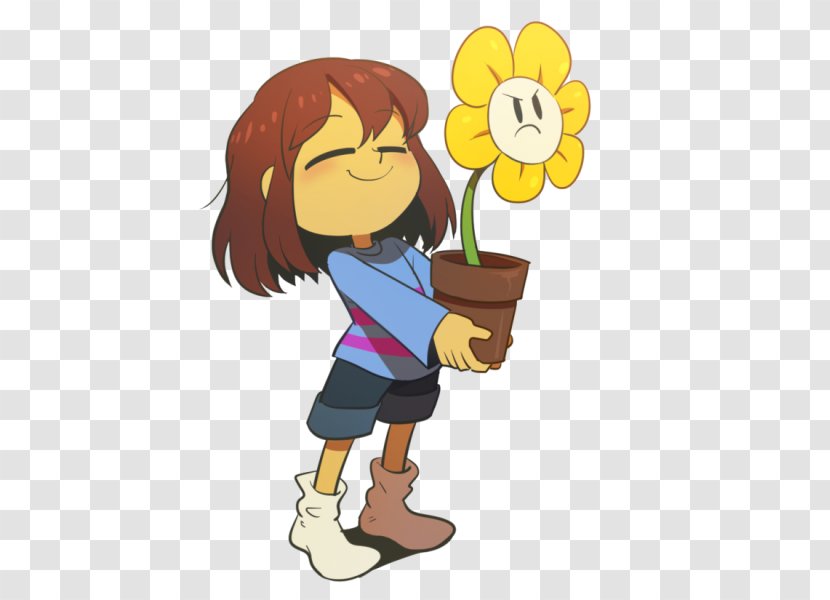 Undertale Flowey Clip Art - Frisk Transparent PNG