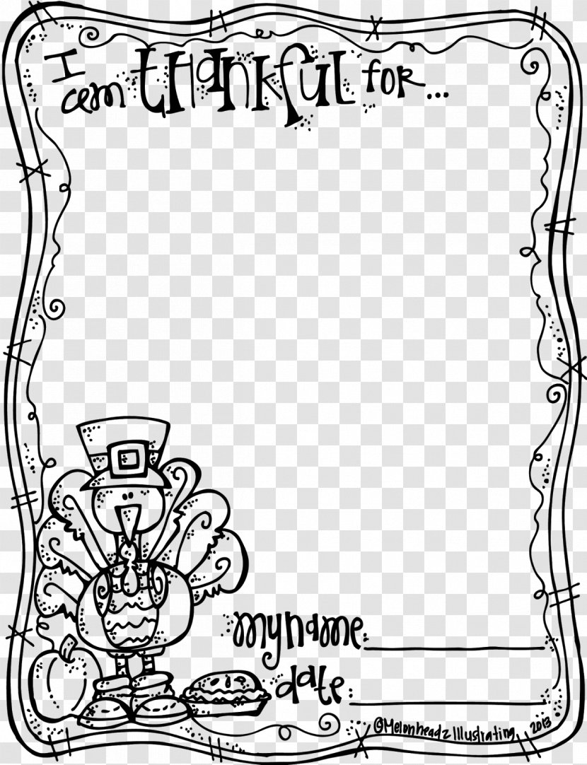 Coloring Book Child Thanksgiving Doodle Turkey Meat - Place Mats Transparent PNG