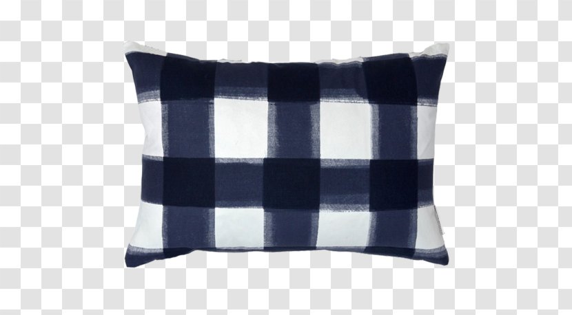 Throw Pillows Cushion Check Couch - Navy - Black Pillow Transparent PNG