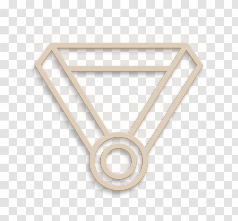 Badminton Icon Olimpiade Set - Brass Metal Transparent PNG