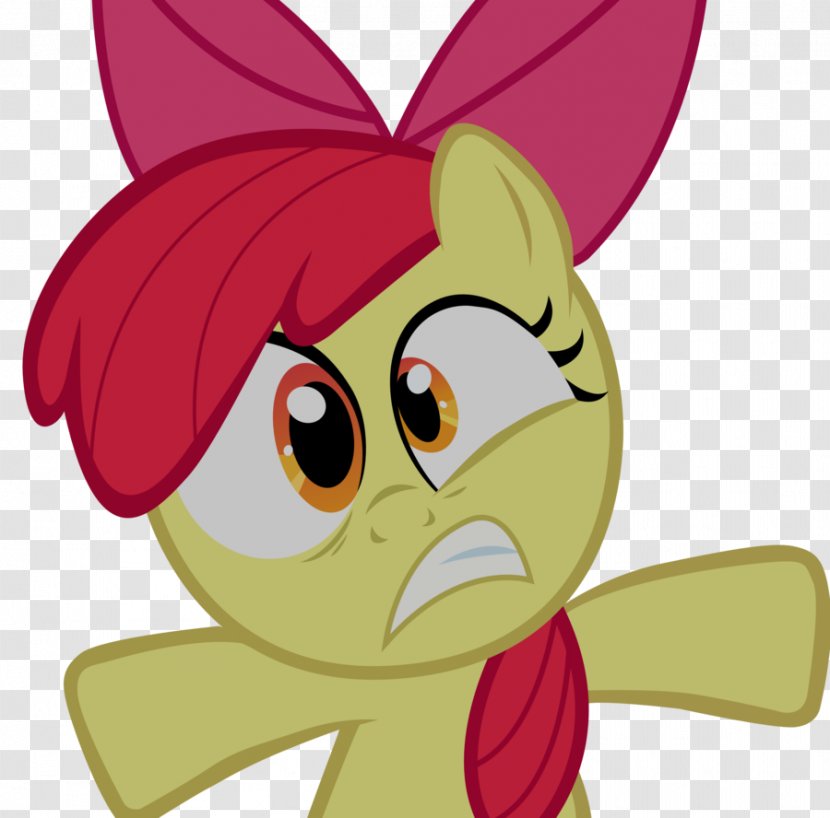 Apple Bloom Derpy Hooves Pony Twilight Sparkle Rarity - Cartoon - Scared Transparent PNG