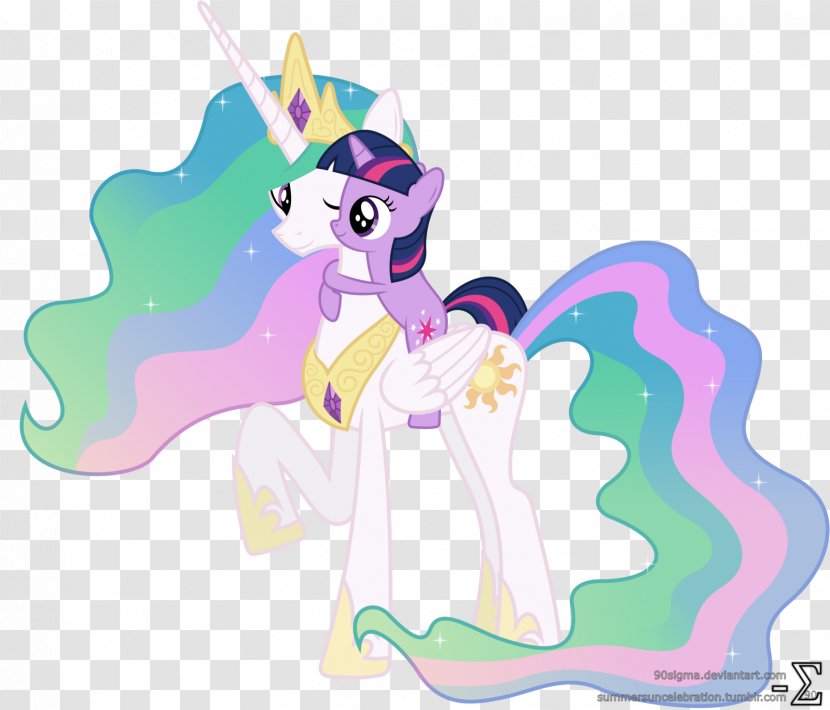 Princess Celestia Twilight Sparkle Luna Pony Rarity - Winged Unicorn - Claw Vector Transparent PNG