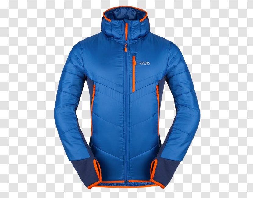 Hoodie Jacket Waistcoat Polar Fleece PrimaLoft - Blue Transparent PNG