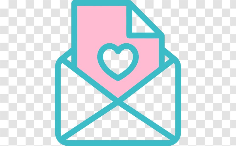 Love Letter Romance Icon - Silhouette - Envelope Transparent PNG