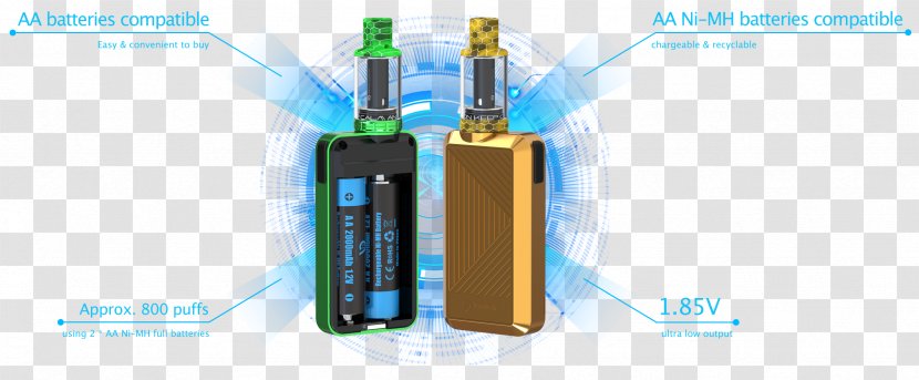 Electronic Cigarette AA Battery Electric AC Adapter Vape Shop - Plastic - Vapor Cigarettes Transparent PNG
