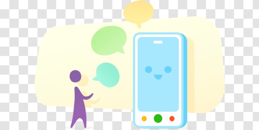 Smartphone Cartoon - Computer - Communication Device Transparent PNG