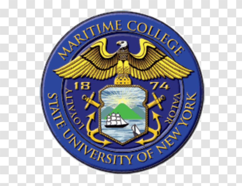 SUNY Maritime College Emblem Organization Logo Badge - Crest Transparent PNG