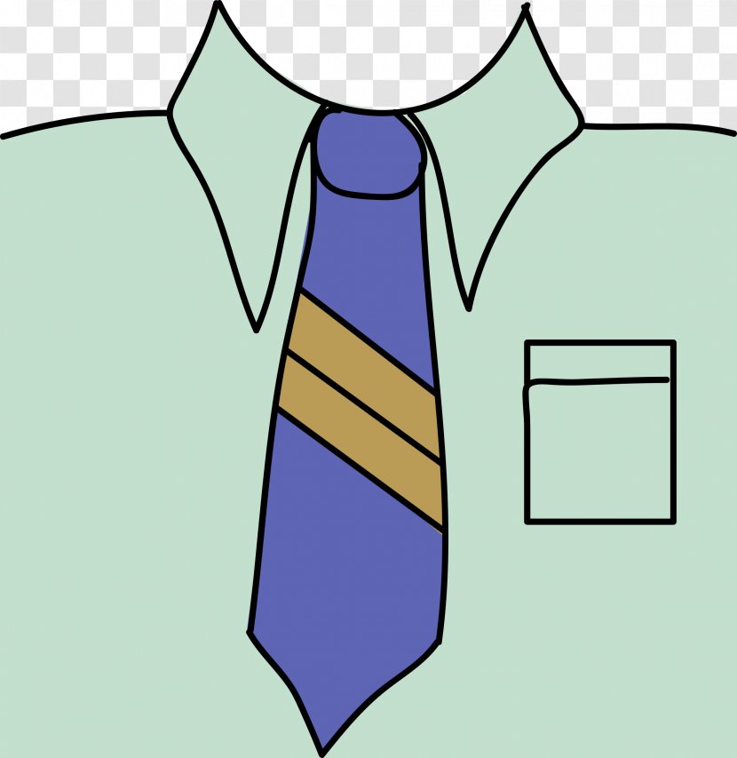 Necktie Shirt Collar Bow Tie Clip Art - Dress Transparent PNG