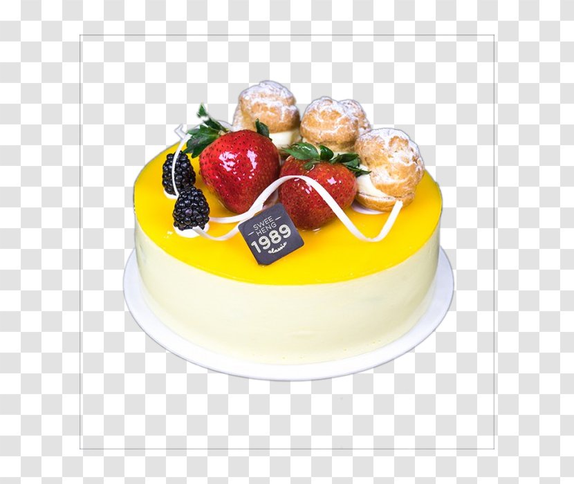 Torte Fruitcake Petit Four Cream - Fruit - Manggo Transparent PNG