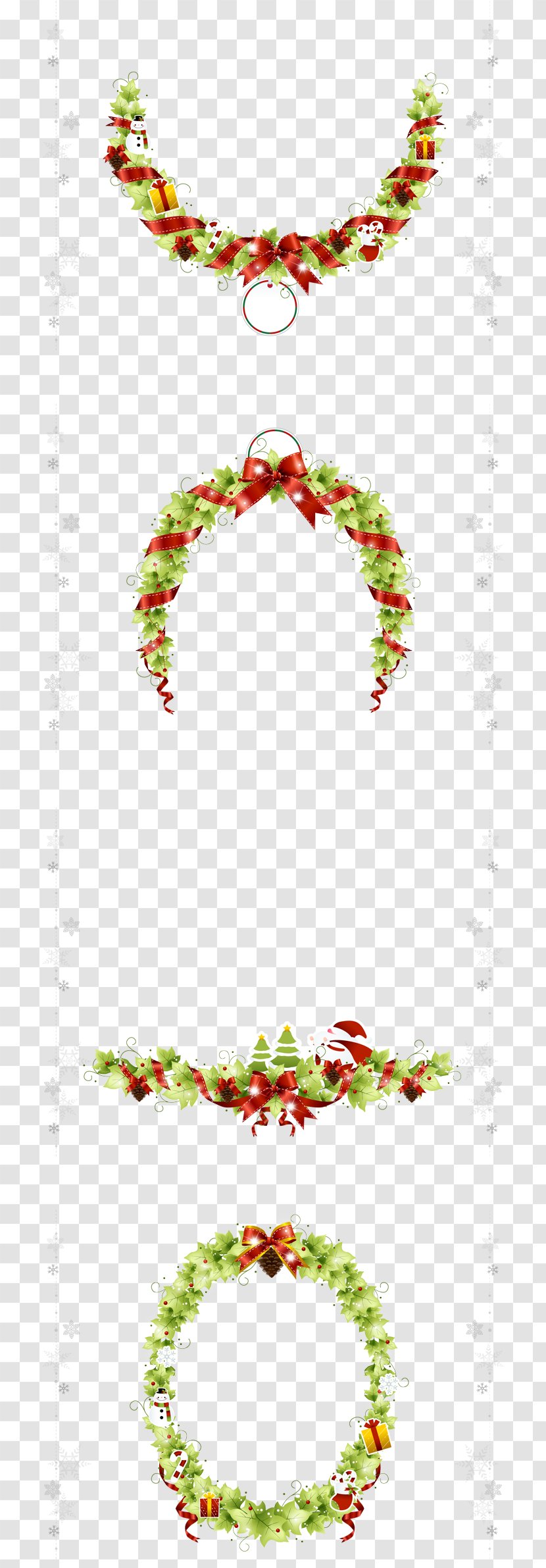 Christmas Santa Claus Wreath Clip Art - Decoration Ring The Third Group Transparent PNG